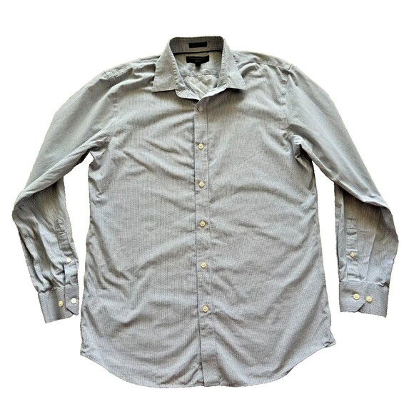 Banana Republic Mens Button Down Shirt Blue Medium Non Iron Standard Fit - Picture 1 of 10